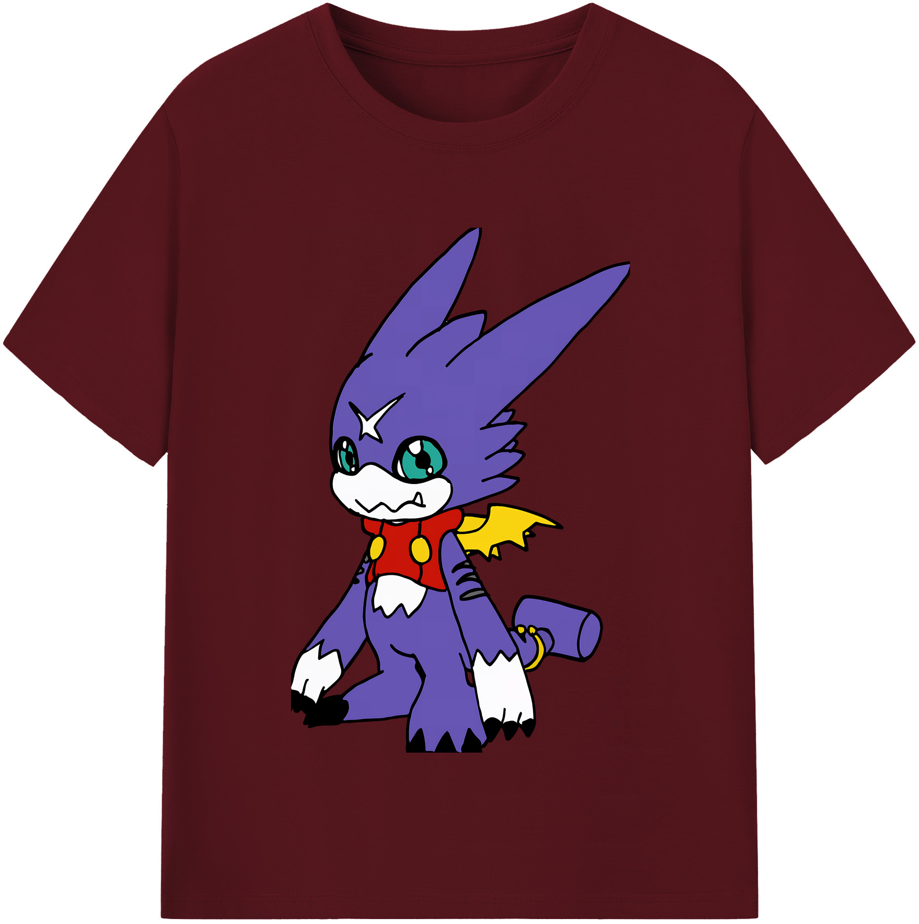（画像用） Digimon デジタルモンスター/デジモン 綿100％半袖Tシャツ（フロントプリント）